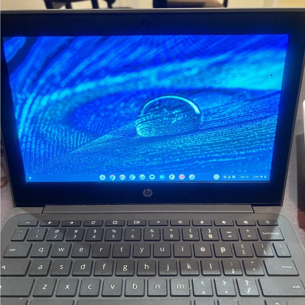 HP Black Chromebook Laptop